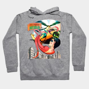 Plastic Comic Hero Retro Man Vintage comes up against a strange group as he seeks to solve the mystery of menace! Hoodie